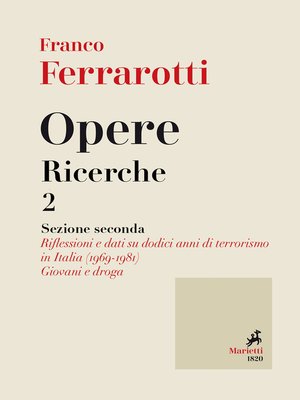 cover image of Opere. Ricerche 2